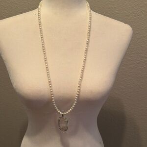 Kendra Scott Pearl Pendant Necklace